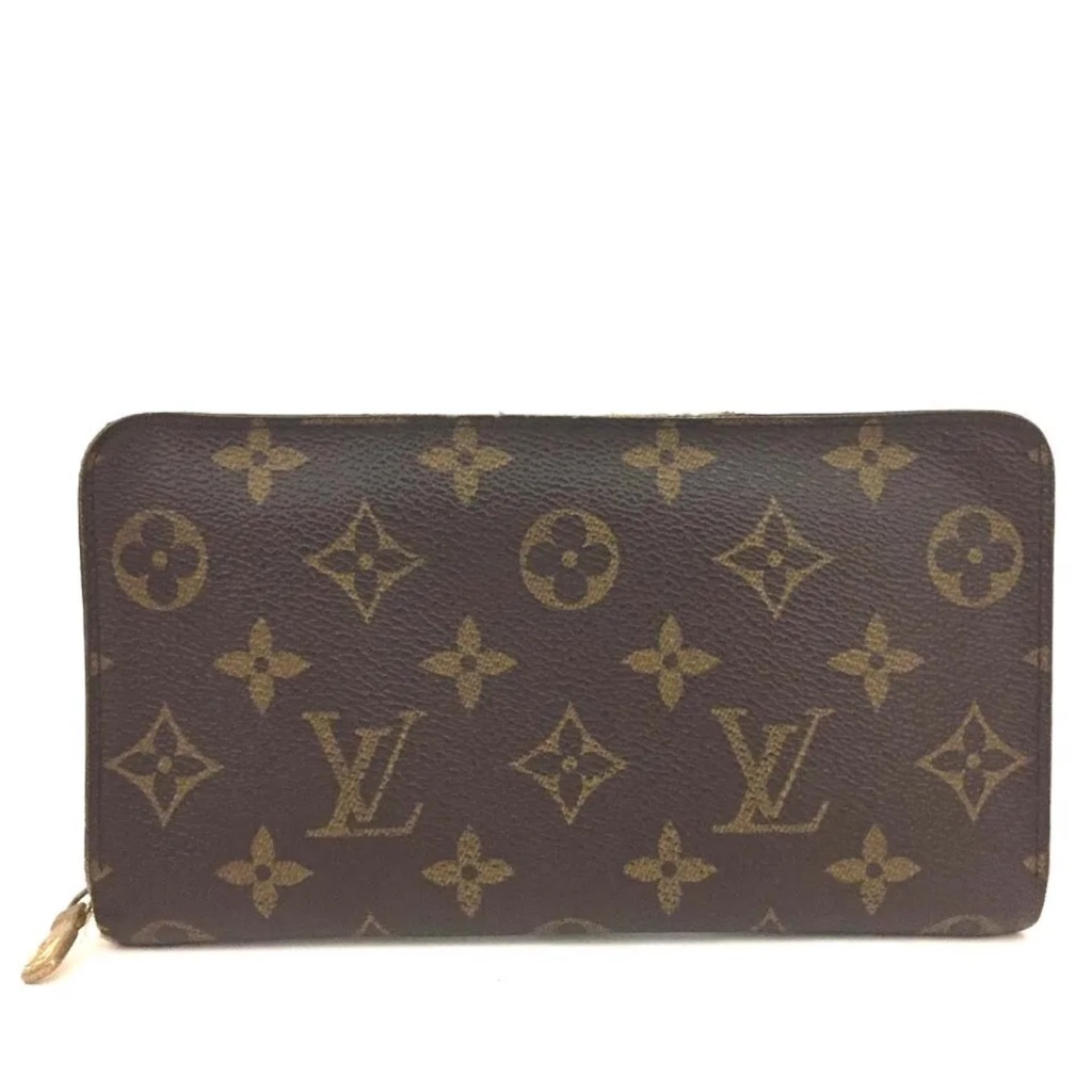 Louis Vuitton Monogram Porte Monnaie Zippy Long Wallet #Ca1917